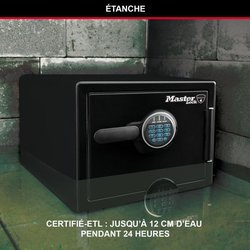 Coffre-fort de sécurité ignifugé et résistant a l eau 22L - MASTER LOC