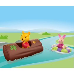 PLAYMOBIL Junior 71705 Winnie et Porcinet, Flotte dans l eau, Jouet po