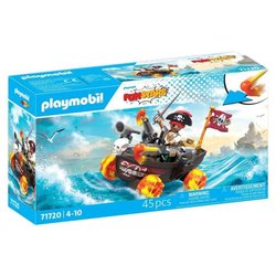 Playmobil 71720 Piratenschiff-Kart, Funstars, 45 Teile, ab 4 Jahren