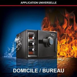 Coffre-fort de sécurité ignifugé et résistant a l eau 22L - MASTER LOC