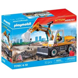 PLAYMOBIL 71749 Excavadora mecánica y trabajador