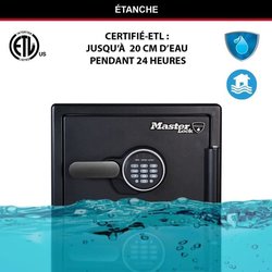 MASTER LOCK 33.6L Elektronischer Kombinationssicherheitssafe Feuerfest