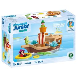 PLAYMOBIL Junior 71769 Peter Pan en Piratenschip, Disney, 12 stuks, Va