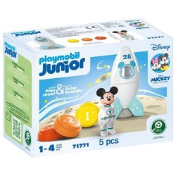 PLAYMOBIL Junior 71771 Mickey astronaut with his rocket, Disney, 5 pie