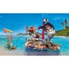 PLAYMOBIL 71794 Pirate with floating raft and treasure