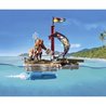PLAYMOBIL 71794 Pirate with floating raft and treasure