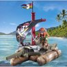 PLAYMOBIL 71794 Pirate with floating raft and treasure
