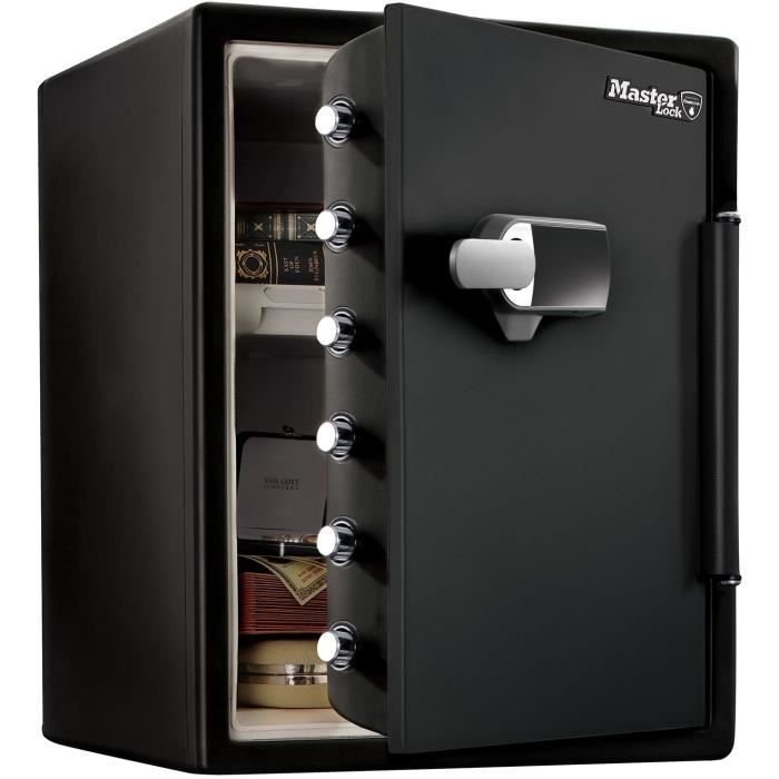 MASTER LOCK Feuerfester und wasserfester Safe (Touch-Code + Alarm) 56,