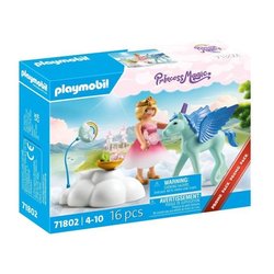 PLAYMOBIL 71802 Princesse et poulain ailé avec nuage, Princess Magic, 