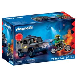Playmobil 72066 Fourgon d intervention des forces spéciales, City Acti