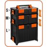 Profikoffer - TOOD - Nestbar - ABS - 46x34x36 cm