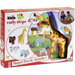 Animales Magnéticos - KLEIN - 0065 - Puzzle de 4 Animales Divertidos G