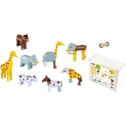 Magnetic Animals - KLEIN - 0066 - 8 Large Funny Animals Puzzle, Closed