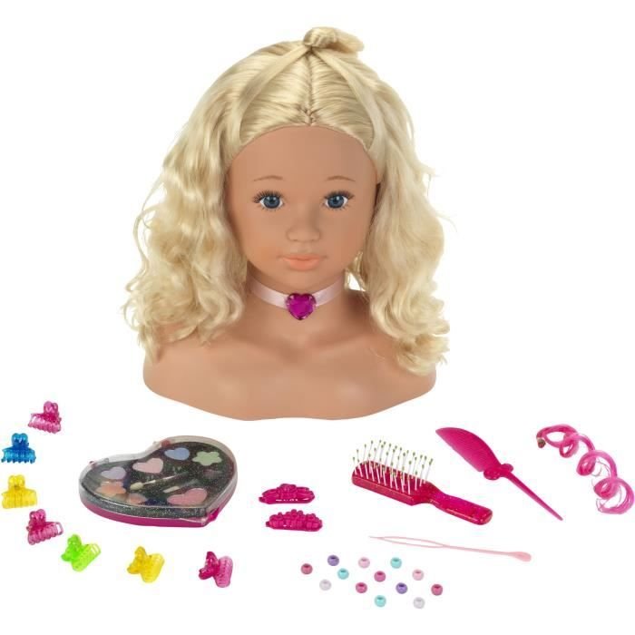 Tete ein Haar Coralie 33cms