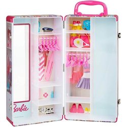 Mallette Armoire Barbie - Klein - Pour Vetements et Accessoires de Pou
