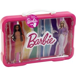 Mallette vitrine Barbie - KLEIN - 5808 - Pour 6 poupées avec fermoir l