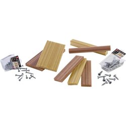 Pacchetto di legno, chiodi e viti per costruzioni creative