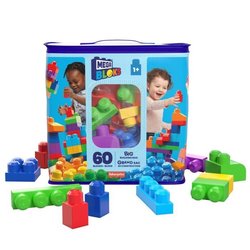 MEGABLOKS First Builders - Bolsa clásica mediana - 60 bloques