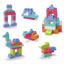 MEGA Bloks rosa Tasche Medium