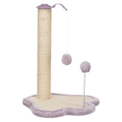 TRIXIE Junior Kratzbaum  Mit Pfosten  50 cm  Natur und Lila