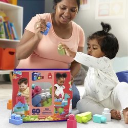 MEGA Bloks rosa Tasche Medium