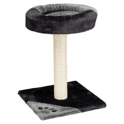 TRIXIE Tarifa Árbol de gato Altura 52 cm felpa gris y negra y sisal na