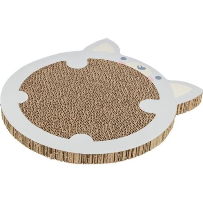 Scratching mat - TRIXIE - Junior - With catnip - Light grey - 31 x 32.