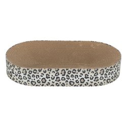 Lit griffoir - TRIXIE - LEO - Carton - 63 x 10 x 35 cm - Creme imprimé