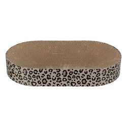 Lit griffoir - TRIXIE - LEO - Carton - 63 x 10 x 35 cm - Brun imprimé 