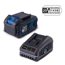 Pack de baterías 4Ah + cargador 4.5A - SCHEPPACH - 20V IXES - SBSK4.0 