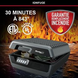 Malette de Sécurité Anti feu - MASTER LOCK - CHW30300EURHRO - Ignifuge