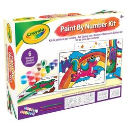 Kit di pittura con i numeri CRAYOLA - 6 modelli per dipingere - Dai 5 