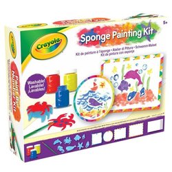 Kit de peinture a l éponge - CRAYOLA - Des 5 ans