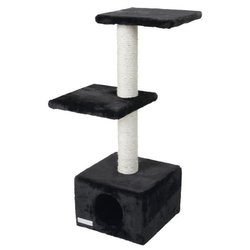 KERBL - Arbre a chat - VENUS SWEET 30 x 30 x 85 cm - Noir