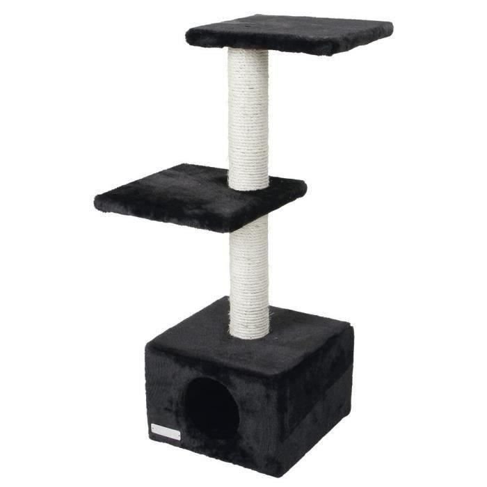 Cat tree Venus Sweet 30x30x85cm, black