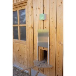 Schiebetür für Hühnerstall - KERBL - Alu - 43 x 40 cm - Größe L