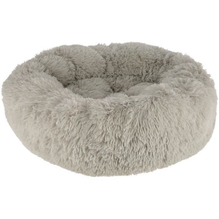 Korb  KERBL  Flauschig  Ø 76 x 19 cm  Hellgrau