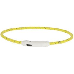 KERBL - Gelbes LED-Halsband - 65 cm x 10 mm - Maxi Safe - Gelb