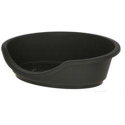 KERBL - Cesta/Papelera DREAMER - Negra - Plástico reciclado - 95x70x29