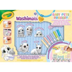 Coloring - CRAYOLA - Washimals Baby Pets Nursery Pack - Washable famil