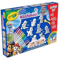 Washimals - Mijn kleurdieren - CRAYOLA - Superset 8 Paw Patrol dieren 