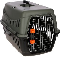 Box de transport - KERBL - Eco - Gris/vert - 58 × 38 × 38 cm