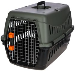 Box de transport - KERBL - Eco - Gris/vert - 58 × 38 × 38 cm