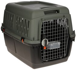 Box de transport - KERBL - Eco - Gris/vert - 70 × 50 × 51,5 cm