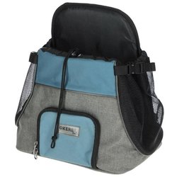 Front transport bag - KERBL - Vacation - Grey/blue - 31x24x38 cm