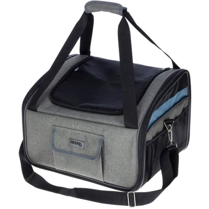 Car bag - KERBL - Vacation - Grey/blue - 44x35x30 cm