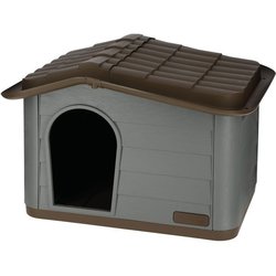 Casa para gatos paola eco kerbl - 60 x 51 x 41 cm - gris y marrón - pl