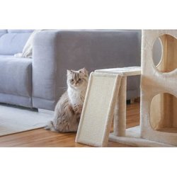Tiragraffi per gatti 100 cm - ALESSIA - KERBL - Soft - Alcova a due pi