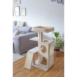 Tiragraffi per gatti 100 cm - ALESSIA - KERBL - Soft - Alcova a due pi