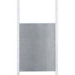 Sliding chicken coop door - KERBL - Alu - 30 x 40 cm - Size M